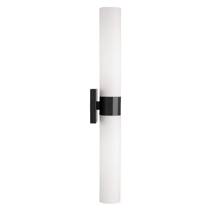 Capital Lighting Sutton 2 Light Sconce, Black/Soft White