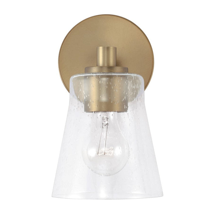 Capital Lighting Baker 1 Light Sconce, Clear Seeded