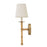 Capital Lighting Tulum 1 Light Wall Sconce, Brass/Natural