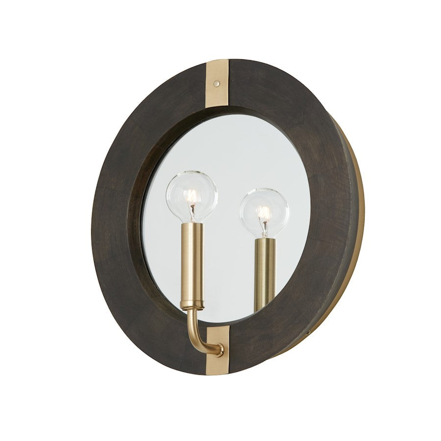 Capital Lighting Finn 1 Light Wall Sconce, Black - 647311KR