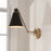 Capital Lighting Bradley 1 Light Wall Sconce, Aged Brass