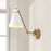 Capital Lighting Bradley 1 Light Wall Sconce, Aged Brass