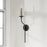 Capital Lighting Wilder 1 Light Sconce, Black