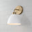 Homeplace Lighting Ross 1 Light Sconce, Brass