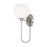 HomePlace Lighting Ansley 1 Light Sconce, Nickel/Soft White - 652111BN-548