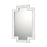 Capital Lighting Rectangular Decorative Mirror, Silver Leaf - 723801MM