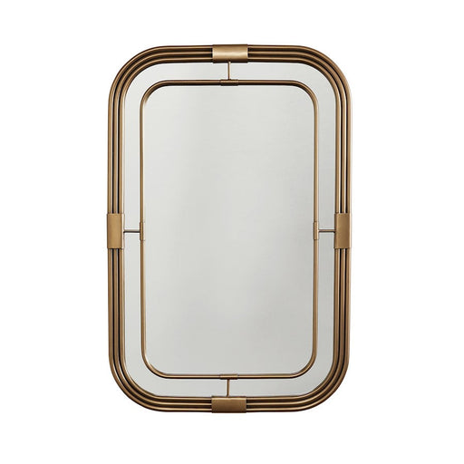 Capital Lighting Rectangular Decorative Mirror, Brass - 730201MM