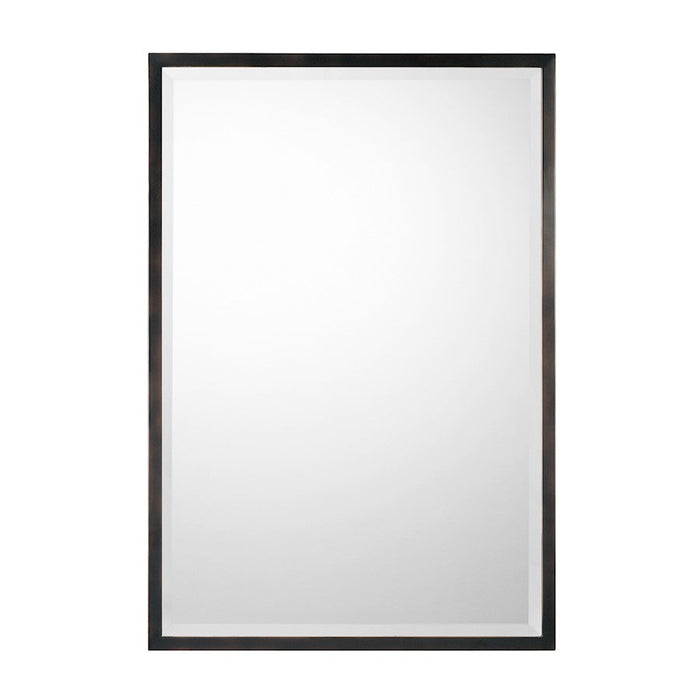 Capital Lighting Metal Framed Mirror, Matte Black - 736104MM