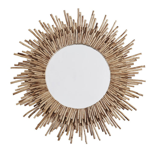 Capital Lighting Round Decorative Mirror, Natural Eucalyptus - 740703MM