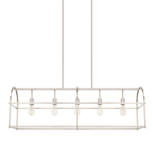 HomePlace by Capital Lighting 5 Light Island, Brushed Nickel - 825751BN