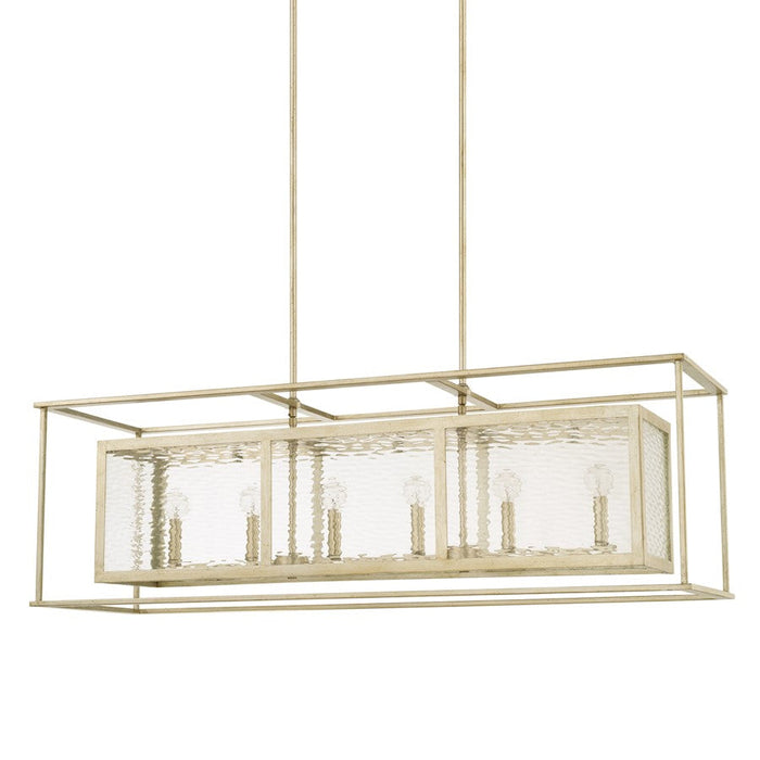 Capital Lighting 6 Light Island, Winter Gold - 828361WG