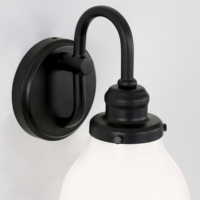 Capital Lighting Baxter 1 Light Sconce in Matte Black