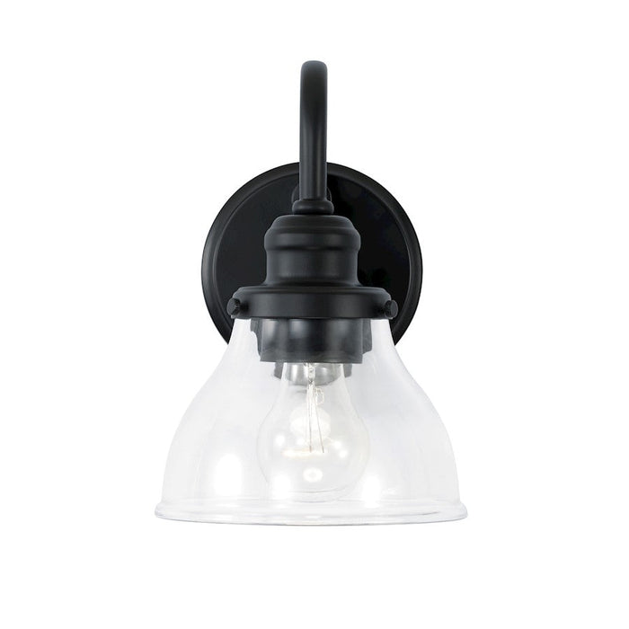 Capital Lighting Baxter 1 Light Sconce in Matte Black