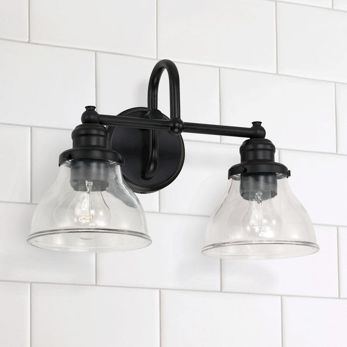 Capital Lighting Baxter Vanity in Matte Black