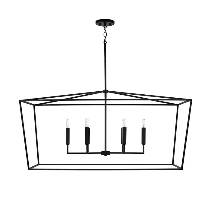 Capital Lighting Thea 6-Light Island, Matte Black - 837661MB