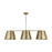 Capital Lighting 3-Light Island, Aged Brass - 837831AD