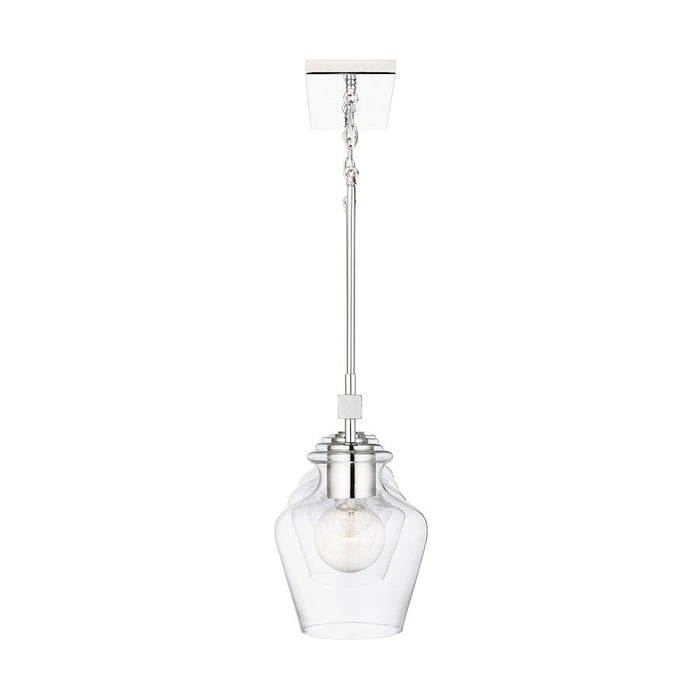 Capital Lighting Danes 4 Light Island, Chrome/Clear Glass