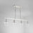 Capital Lighting Danes 4 Light Island, Chrome/Clear Glass