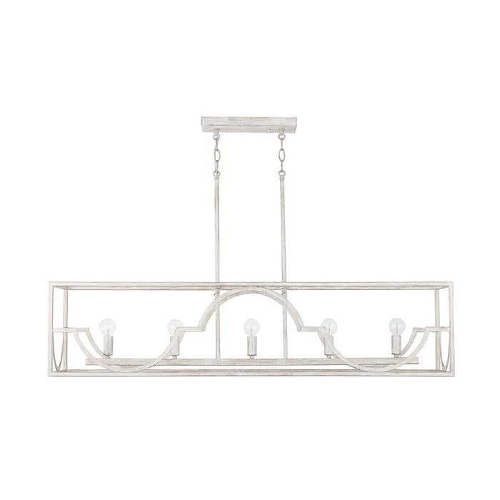 Capital Lighting Demi 5-Light Island, Winter White - 838551WW