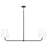 Capital Lighting Brody 2 Light Island, Black/White - 849421MB