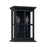 Capital Lighting Mansell 2 Light Small Outdoor Wall Mount, Black - 926421BK