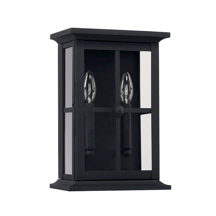 Capital Lighting Mansell 2 Light Large Outdoor Wall Mount, Black - 926422BK