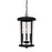 Capital Lighting Howell 4 Light Outdoor Hanging, Black - 926742BK