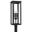 Capital Lighting Hunt 4 Light Outdoor Post-Lantern, Black/Clear - 934643BK