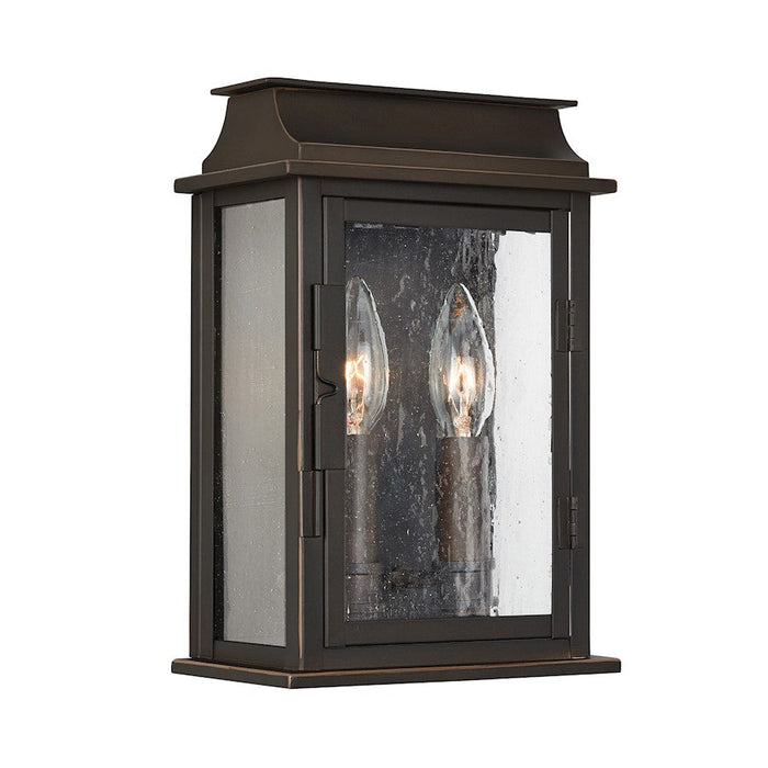 Capital Lighting Bolton 2-LT Small Outdoor Wall Mount, Bronze/Antique - 936821OZ