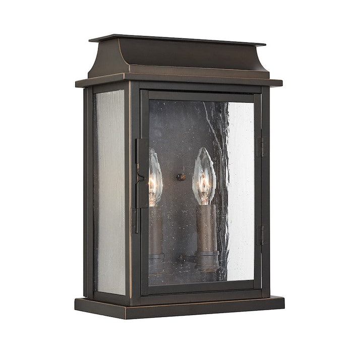 Capital Lighting Bolton 2-LT Large Outdoor Wall Mount, Bronze/Antique - 936822OZ