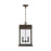 Capital Lighting Bolton 2-LT Outdoor Hanging , Oiled Bronze/Antiqued - 936823OZ