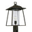 Capital Lighting Durham 1 Light Post Lantern, Bronze/Clear - 943615OZ