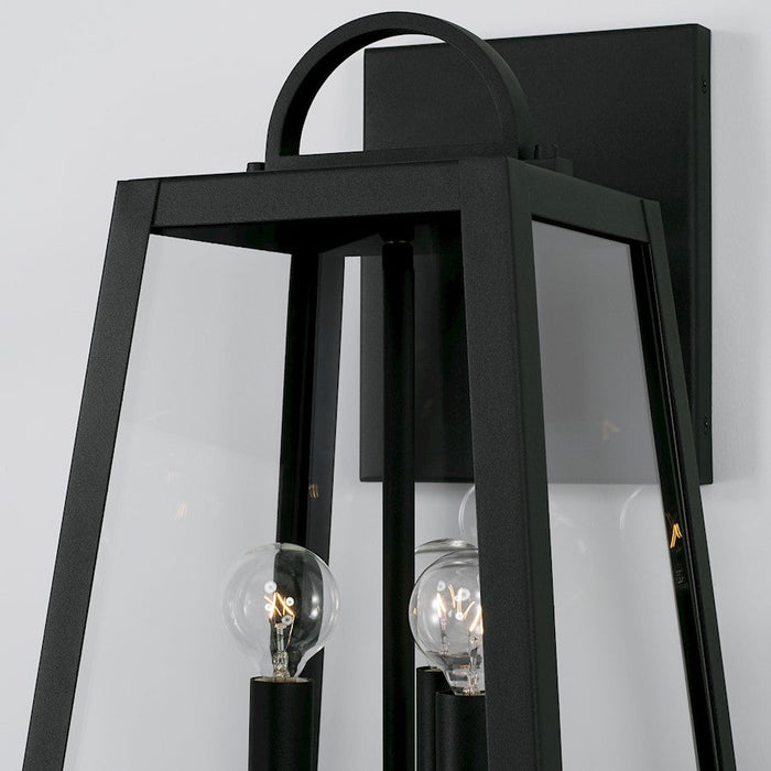 Capital Lighting Leighton Outdoor Wall Lantern, Black