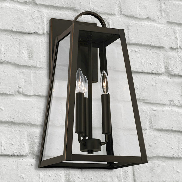 Capital Lighting Leighton Outdoor Wall Lantern, Black