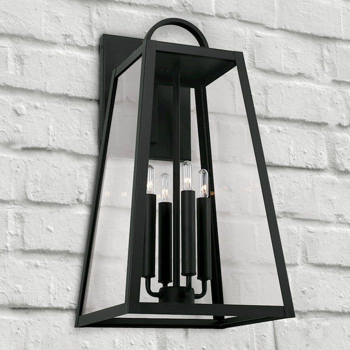 Capital Lighting Leighton Outdoor Wall Lantern, Black