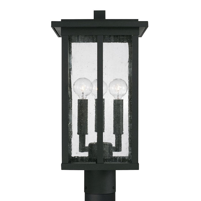 Capital Lighting Barrett 3 Light Post Lantern, Antiqued