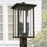 Capital Lighting Barrett 3 Light Post Lantern, Antiqued