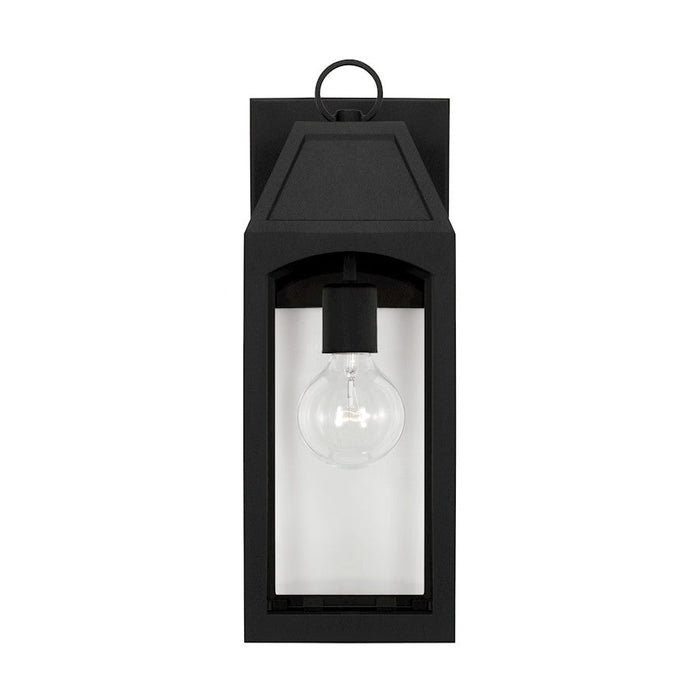 Capital Lighting Burton 1 Light 6" Outdoor Wall Lantern, Medium, Bk