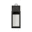 Capital Lighting Burton 6" Outdoor Wall Lantern, Twist Lock, Bk