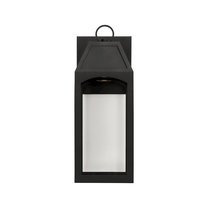 Capital Lighting Burton 6" Outdoor Wall Lantern, Twist Lock, Bk