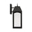 Capital Lighting Burton 6" Outdoor Wall Lantern, Twist Lock, Bk