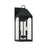 Capital Lighting Burton 2 Light Outdoor Wall Lantern, Black/Clear - 946321BK