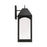 Capital Lighting Burton 1 Light Outdoor Wall Lantern, Black