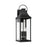 Capital Lighting Bradford 4 Light Outdoor Wall Lantern, Black/Clear - 946441BK