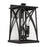 Capital Lighting Marshall 3 Light Outdoor Wall Lantern, Black/Clear - 946531BK