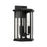 Capital Lighting Walton 3 Light Outdoor Wall Lantern, Black/Clear - 946631BK