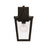 Capital Lighting Adair Outdoor Wall Lantern, Black/Clear