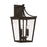 Capital Lighting Adair 3 Light Outdoor Wall Lantern, Black/Clear - 947931BK