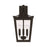 Capital Lighting Adair Outdoor Wall Lantern, Black/Clear