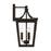 Capital Lighting Adair Outdoor Wall Lantern, Black/Clear